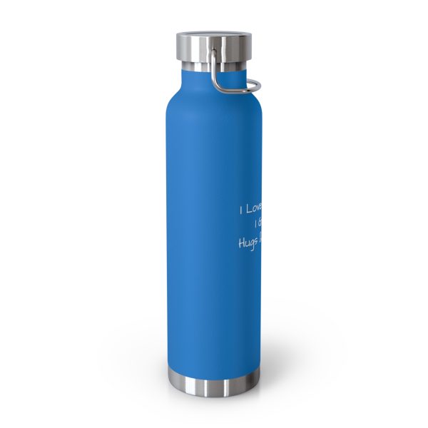 Copper Vacuum Insulated Bottle, 22oz I Love My Jesus I Give Him Hugs & Squeezes White Letters TM - Image 38