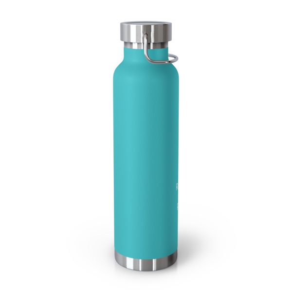 Copper Vacuum Insulated Bottle, 22oz READY SET PRAY White Letters TM - Image 24