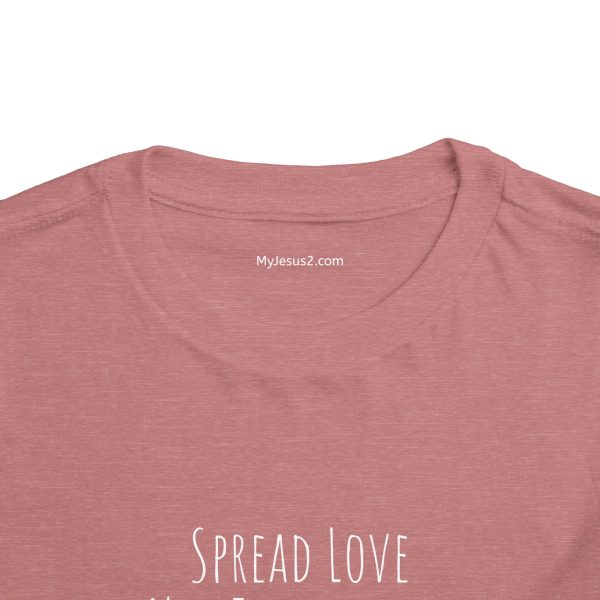 Spread Love Not Judgement Toddler Short Sleeve Tee TM - Image 4