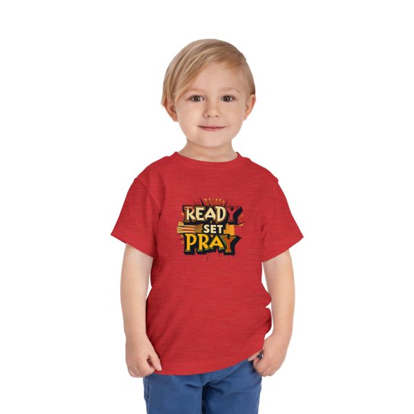 READY SET PRAY Toddler Short Sleeve Tee TM - Image 3