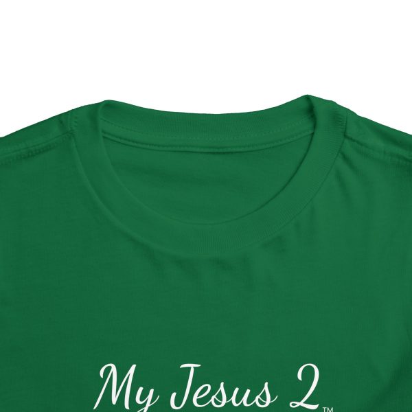 My Jesus 2 Toddler Short Sleeve Tee White Letters TM - Image 16