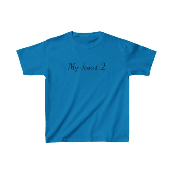 My Jesus 2 Kids Heavy Cotton Tee Black Letters TM - Image 11