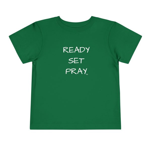 READY SET PRAY Toddler Short Sleeve Tee White Letters TM - Image 17