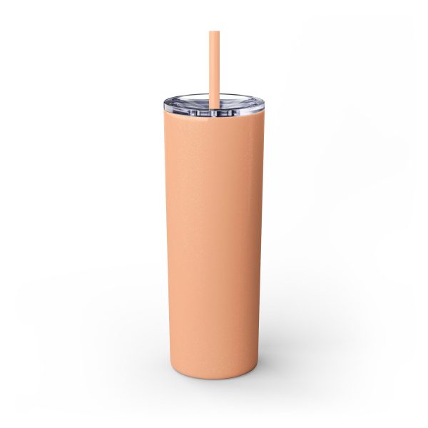 Cup Skinny Tumbler with Straw, 20oz LIVE GOD LIVE GOOD TM - Image 21