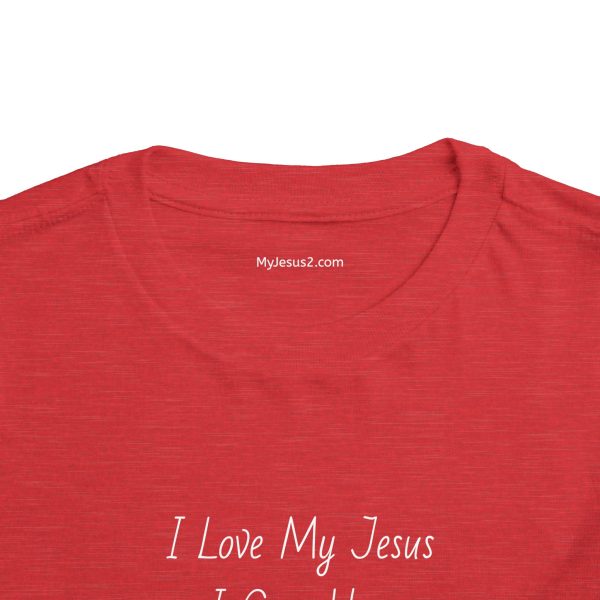 I Love My Jesus I Give Him Hugs & Squeezes Toddler Short Sleeve Tee TM - Image 28