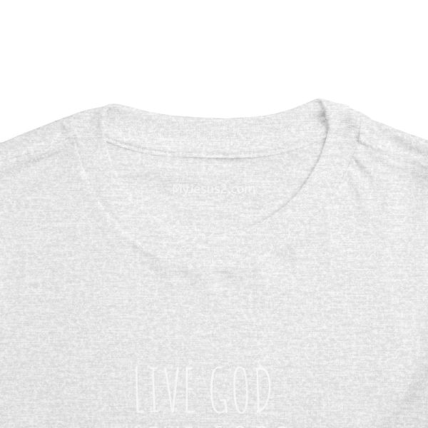 LIVE GOD LIVE GOOD Toddler Short Sleeve Tee White Letters TM - Image 20