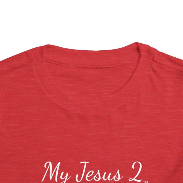 My Jesus 2 Toddler Short Sleeve Tee White Letters TM - Image 32