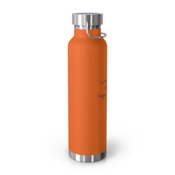 Copper Vacuum Insulated Bottle, 22oz I Love My Jesus I Give Him Hugs & Squeezes Black Letters TM - Image 31