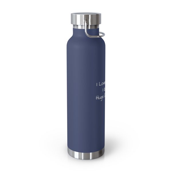 Copper Vacuum Insulated Bottle, 22oz I Love My Jesus I Give Him Hugs & Squeezes White Letters TM - Image 17