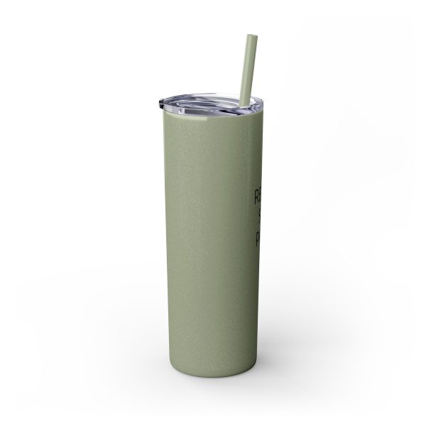 Cup Skinny Tumbler with Straw, 20oz READY SET PRAY TM - Image 92