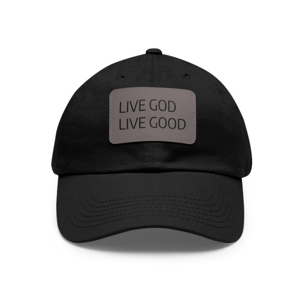 Hat with Leather Patch (Rectangle) LIVE GOD LIVE GOOD TM - Image 22