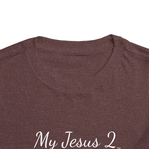 My Jesus 2 Toddler Short Sleeve Tee White Letters TM - Image 36