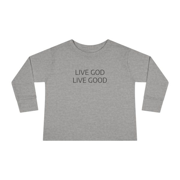 LIVE GOD LIVE GOOD Toddler Long Sleeve Tee TM - Image 9