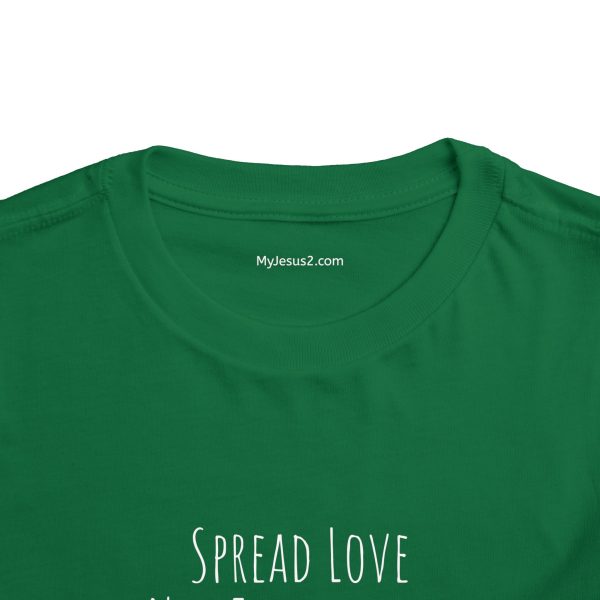 Spread Love Not Judgement Toddler Short Sleeve Tee TM - Image 8