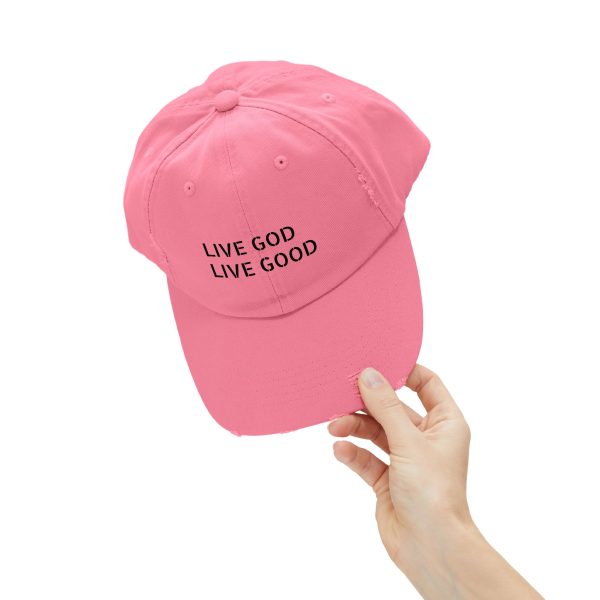 Hat Distressed LIVE GOD LIVE GOOD TM - Image 48