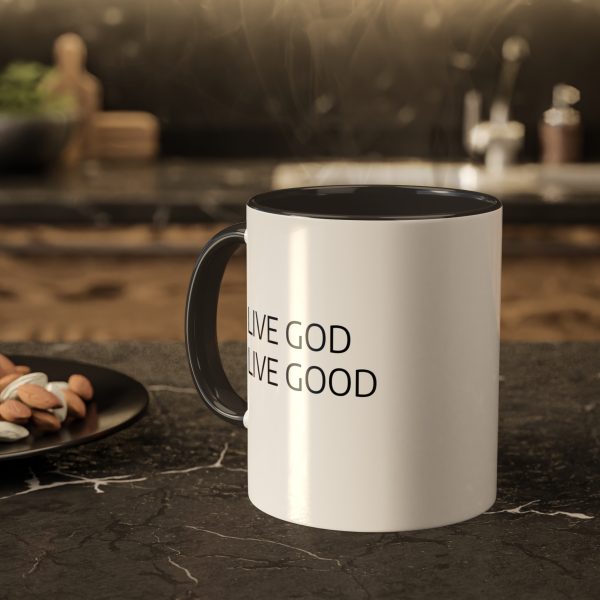 Colorful Mugs, 11oz LIVE GOD LIVE GOOD TM - Image 6