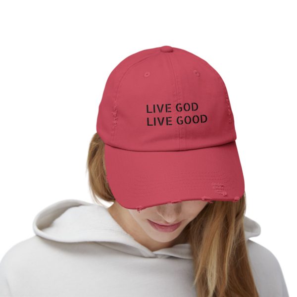 Hat Distressed LIVE GOD LIVE GOOD TM - Image 52