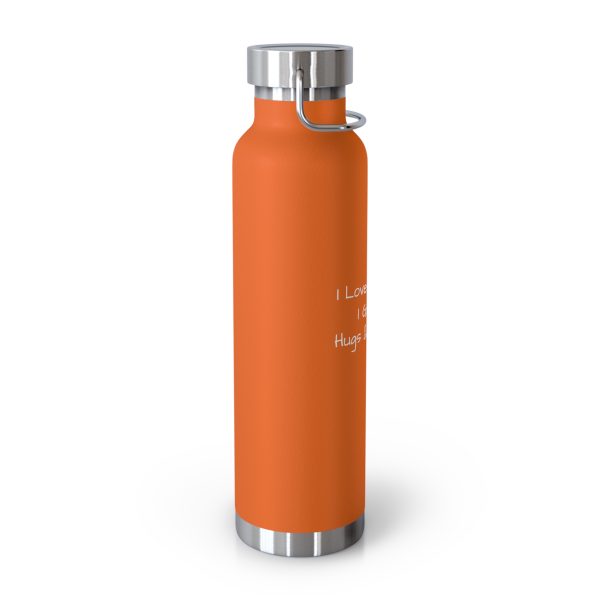 Copper Vacuum Insulated Bottle, 22oz I Love My Jesus I Give Him Hugs & Squeezes White Letters TM - Image 31