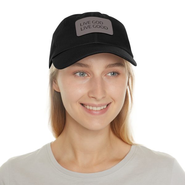 Hat with Leather Patch (Rectangle) LIVE GOD LIVE GOOD TM - Image 25