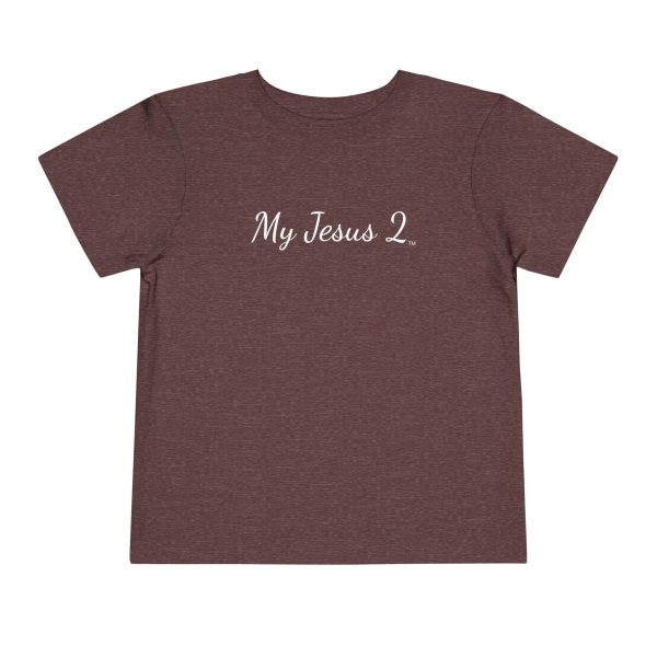 My Jesus 2 Toddler Short Sleeve Tee White Letters TM - Image 33