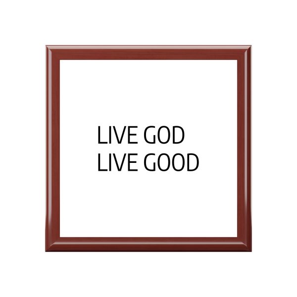 Jewelry Box LIVE GOD LIVE GOOD TM - Image 8