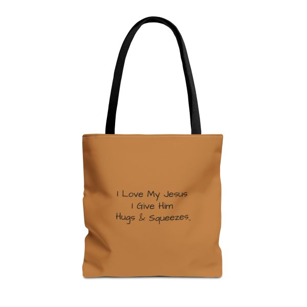 My Tote Bag (AOP) I Love My Jesus I Give Him Hugs & Squeezes TM - Image 5