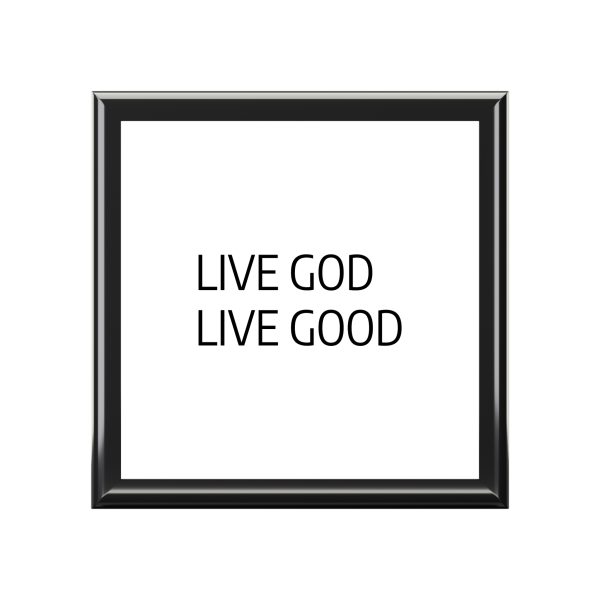 Jewelry Box LIVE GOD LIVE GOOD TM - Image 2