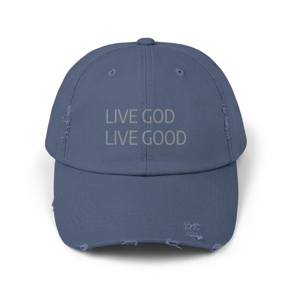 Hat Distressed LIVE GOD LIVE GOOD TM - Image 25