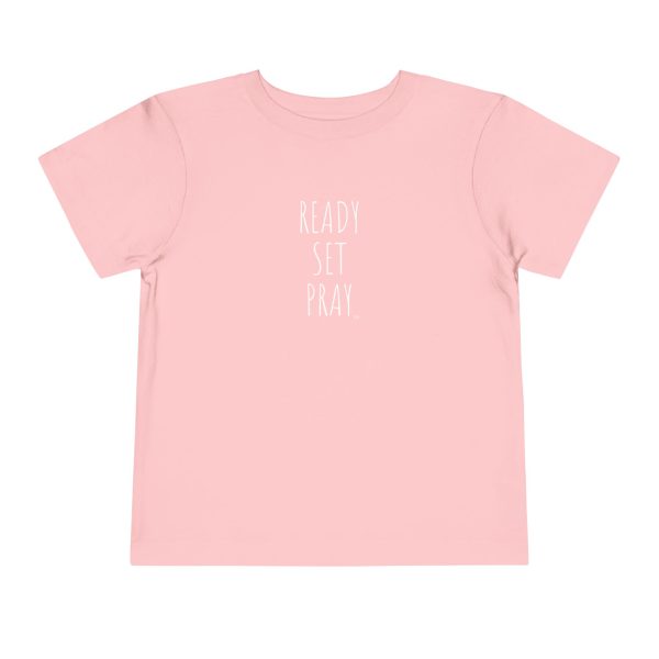 READY SET PRAY Toddler Short Sleeve Tee White Letters TM - Image 21