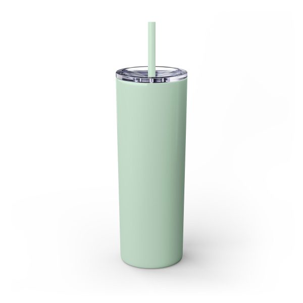 Cup Skinny Tumbler with Straw, 20oz LIVE GOD LIVE GOOD TM - Image 111