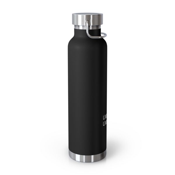 Copper Vacuum Insulated Bottle, 22oz LIVE GOD LIVE GOOD White Letters TM - Image 10