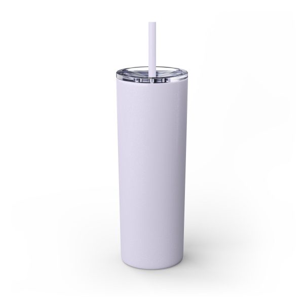 Cup Skinny Tumbler with Straw, 20oz LIVE GOD LIVE GOOD TM - Image 48