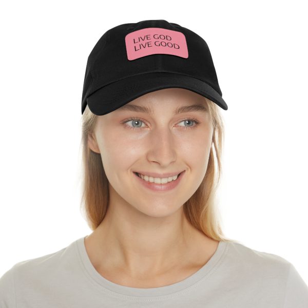 Hat with Leather Patch (Rectangle) LIVE GOD LIVE GOOD TM - Image 39