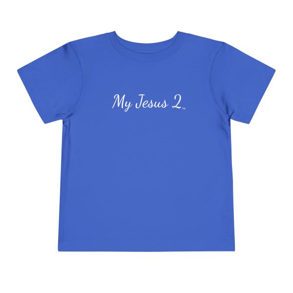 My Jesus 2 Toddler Short Sleeve Tee White Letters TM