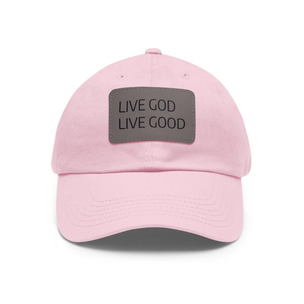 Hat with Leather Patch (Rectangle) LIVE GOD LIVE GOOD TM - Image 50