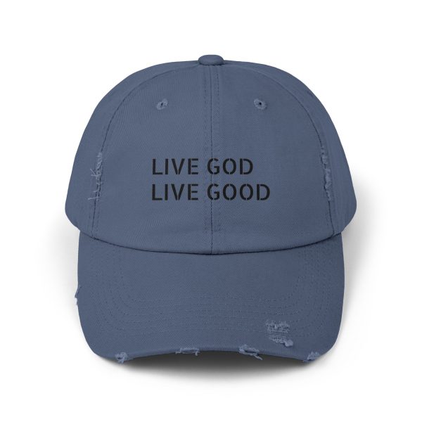 Hat Distressed LIVE GOD LIVE GOOD TM - Image 33