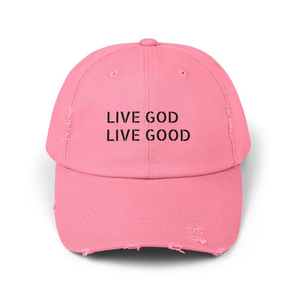 Hat Distressed LIVE GOD LIVE GOOD TM - Image 41