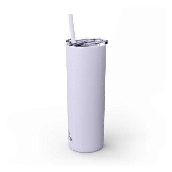 Cup Skinny Tumbler with Straw, 20oz LIVE GOD LIVE GOOD TM - Image 49