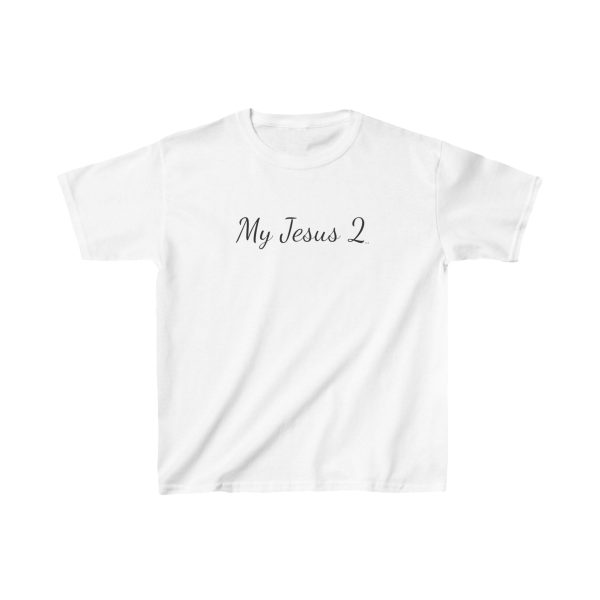 My Jesus 2 Kids Heavy Cotton Tee Black Letters TM - Image 3