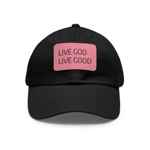 Hat with Leather Patch (Rectangle) LIVE GOD LIVE GOOD TM - Image 36