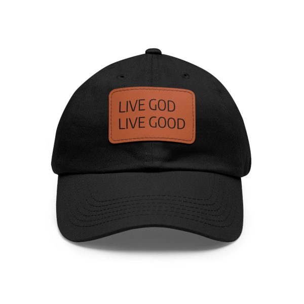 Hat with Leather Patch (Rectangle) LIVE GOD LIVE GOOD TM - Image 29