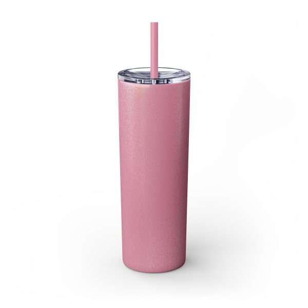 Cup Skinny Tumbler with Straw, 20oz LIVE GOD LIVE GOOD TM - Image 57