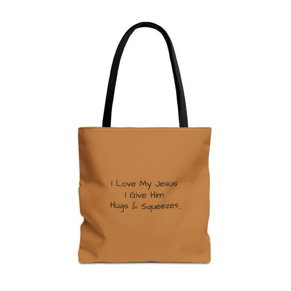 My Tote Bag (AOP) I Love My Jesus I Give Him Hugs & Squeezes TM - Image 9