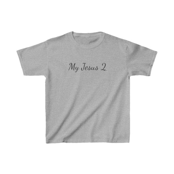 My Jesus 2 Kids Heavy Cotton Tee Black Letters TM