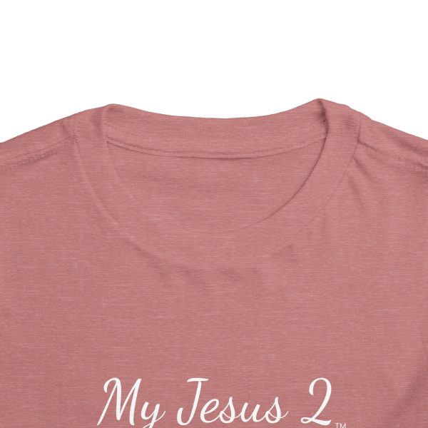 My Jesus 2 Toddler Short Sleeve Tee White Letters TM - Image 8