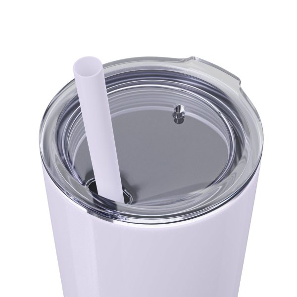 Cup Skinny Tumbler with Straw, 20oz LIVE GOD LIVE GOOD TM - Image 52