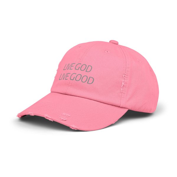 Hat Distressed LIVE GOD LIVE GOOD TM - Image 42