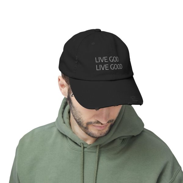 Hat Distressed LIVE GOD LIVE GOOD TM - Image 14