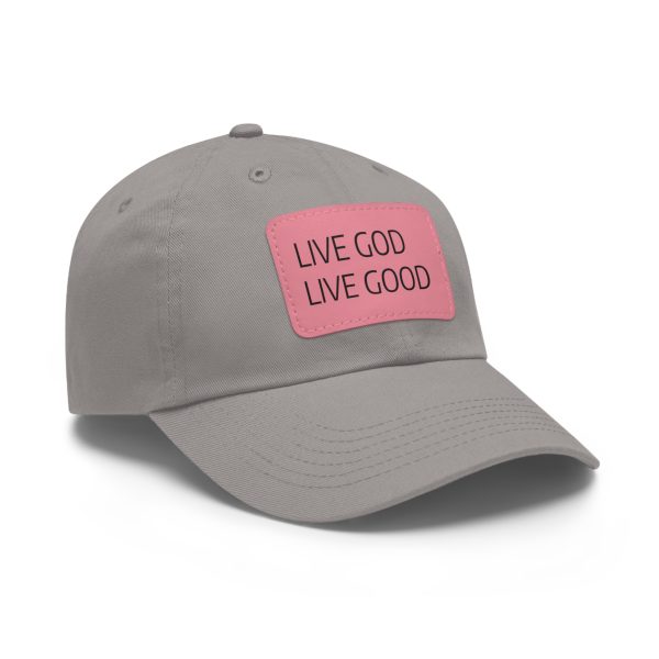 Hat with Leather Patch (Rectangle) LIVE GOD LIVE GOOD TM - Image 93