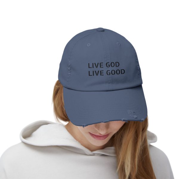 Hat Distressed LIVE GOD LIVE GOOD TM - Image 36